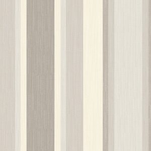 Awning Stripe Dove Grey Curtain