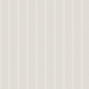 Burnsall Stripe White Sands Curtain