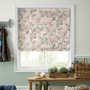 Eglantine Blush Roman Blind