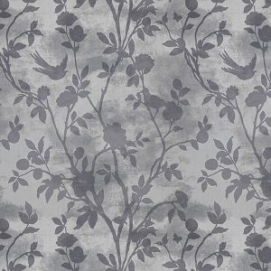 Eglantine Silhouette Woven Dove Roman Blind