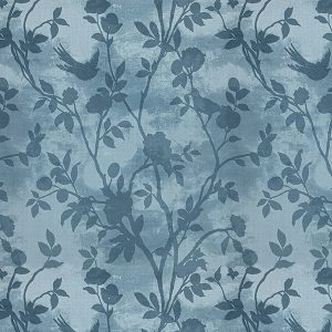 Eglantine Silhouette Woven Seaspray Roman Blind