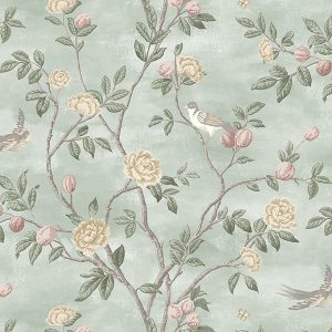 Eglantine Smoke Green Curtain