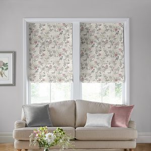 Eglantine White Sands Roman Blind