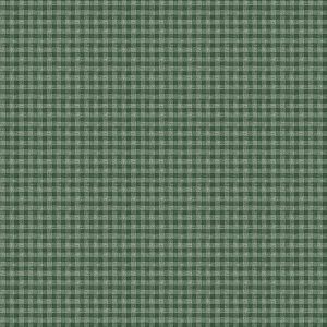 Gingham Bottle Green Curtain