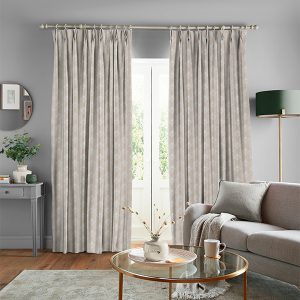 Lady Fern Embroidery Almond Curtain