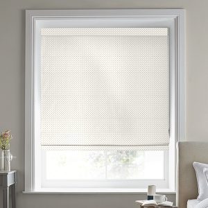 Louise Star Silver Roman Blind