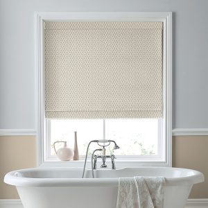 Saron Almond Roman Blind