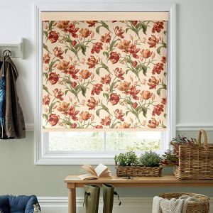 Gosford Cranberry Roller Blinds