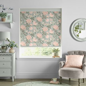 Tapestry Floral Blush Roller Blinds