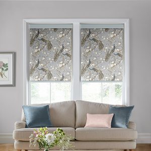 Belvedere Chalk Blue Roller Blinds