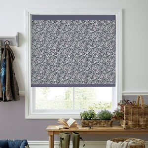 Libby Floral Grape Roller Blinds