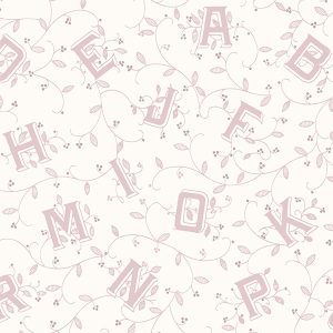 A'hoy Alphabet Blush Roller Blinds