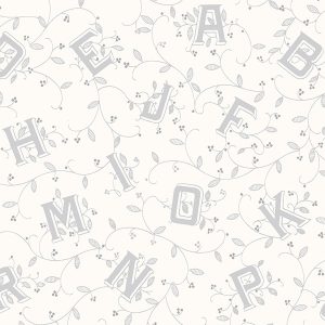 A'hoy Alphabet Grey Roller Blinds