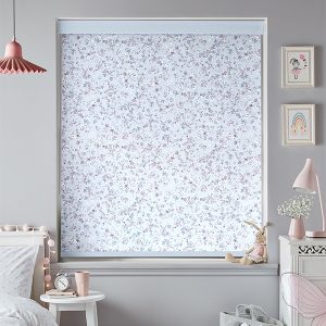 Blossoms Blue Roller Blinds