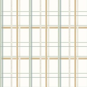 Burford Check Ochre Roller Blinds