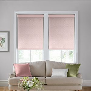 Sycamore Off White/Blush Roller Blinds