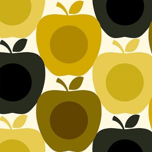 Apples Yellow Multi Roller Blinds