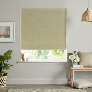 Chicken Ochre Roman Blind