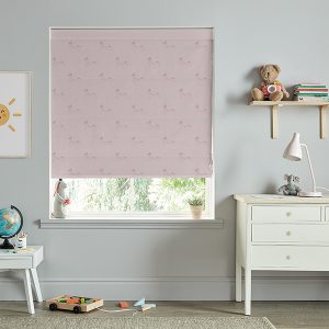 Fairground Ponies Blush Roman Blind