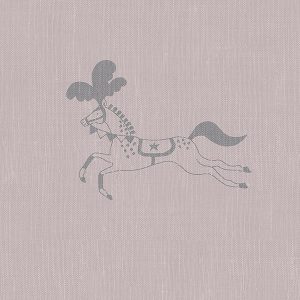 Fairground Ponies Soft Pink Roller Blinds