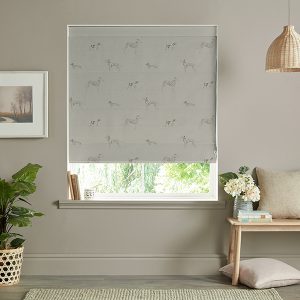 Fetch  Warm Grey Roman Blind