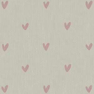 Hearts Blush Roller Blinds