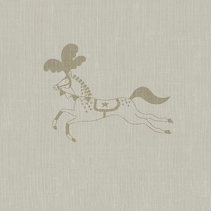 Fairground Ponies Gold Roller Blinds