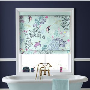 Underwater Aqua Roman Blind