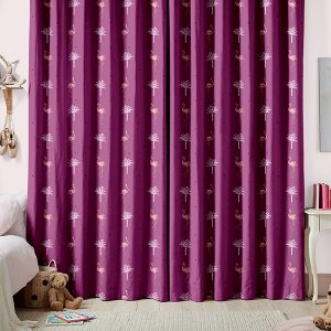 Flamingo  Pink Curtain