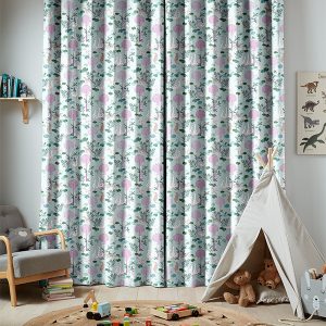 Riverbank Tales Pale Blue Curtain