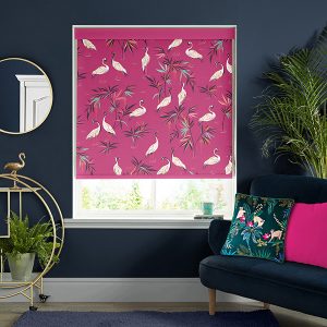 Heron Fuchsia Roller Blinds