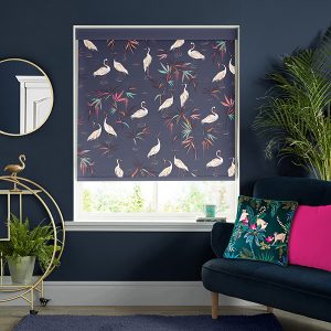 Heron Smokey Blue Roller Blinds