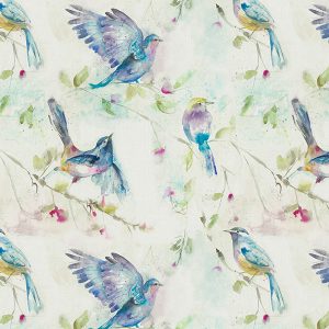 Spring Flight Cream Roman Blind