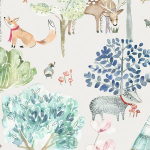 Woodland Adventures Oat Curtain